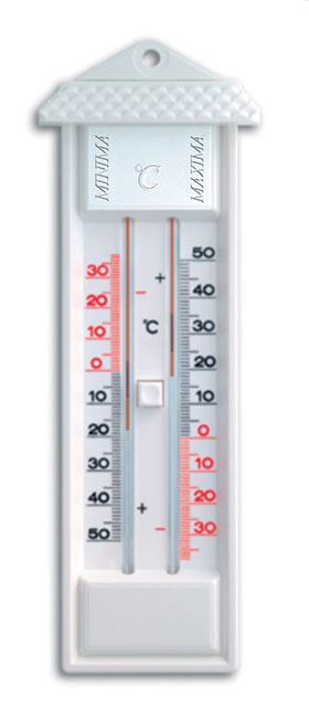 Termometro minima/massima in ABS - Termometri in vetro bio