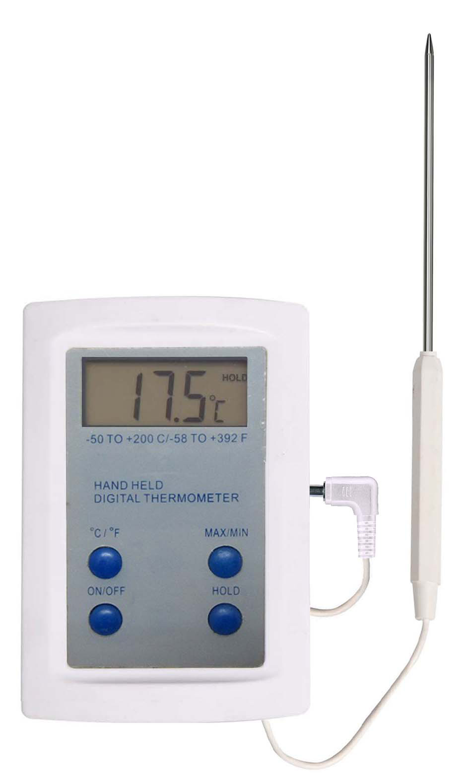 Termometro digitale sonda estraibile - Termometri in vetro bio-Termometri -  Analisi - Misure - Microbiologia - Strumentazione per laboratorio