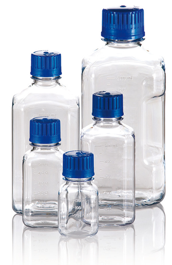 Bottiglie in policarbonato - Bottiglie varie - Flaconaggio in plastica -  Strumentazione per laboratorio